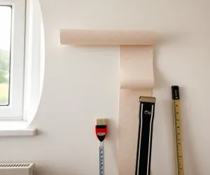 Jak położyć tapetę na krzywej ścianie