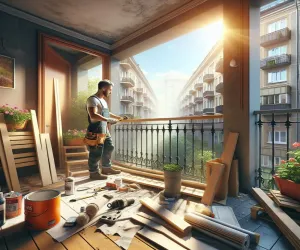 jak wyremontować balkon w bloku