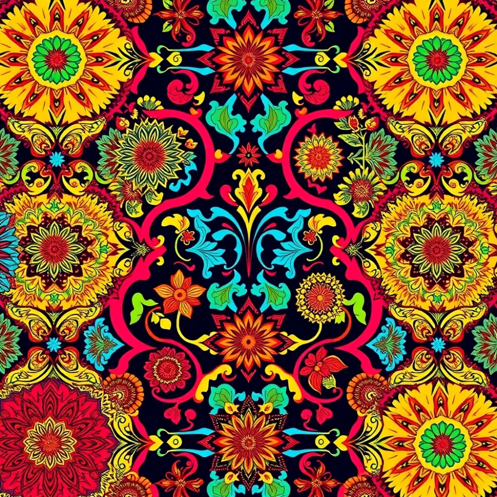 Wzory tapety na ścianę